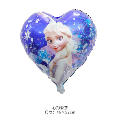 Cartoon Aluminum Foil Balloon Elsa Anna Princess Snow Baby