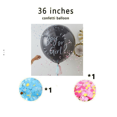 36 Inch Latex Balloon Boy or Girl Baby Shower Gender Reveal Party
