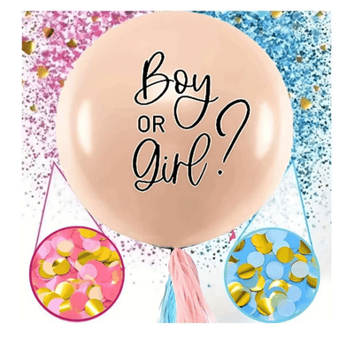 36 Inch Latex Balloon Boy or Girl Baby Shower Gender Reveal Party