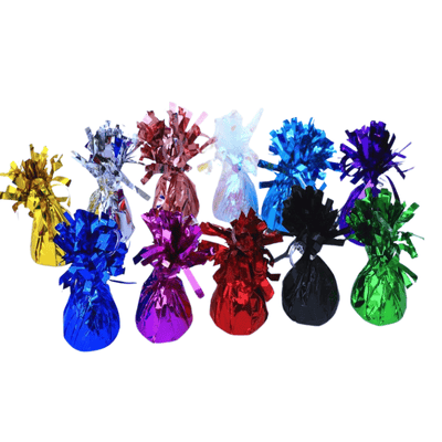 Balloon weight metallic wrapped foil balloon weights 