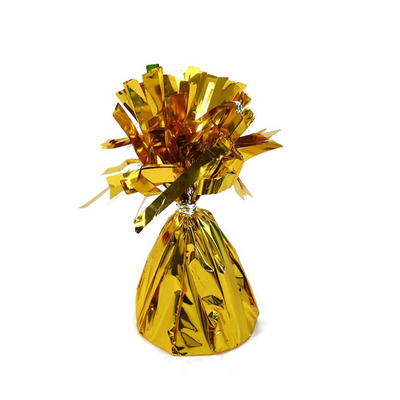 Balloon weight metallic wrapped foil balloon weights 