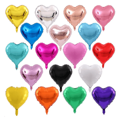 hot sale 18 inches heart shape foil helium balloon