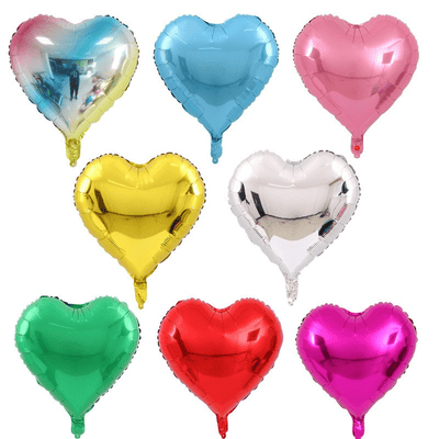 hot sale 18 inches heart shape foil helium balloon