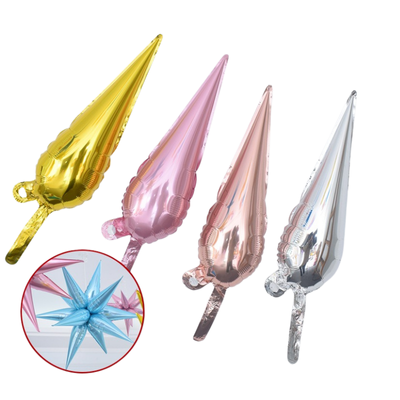 Wholesale high quality water drops colorful foil balloon 
