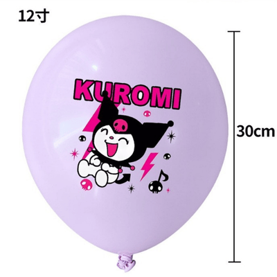 12 inch cartoon character latex balloon set