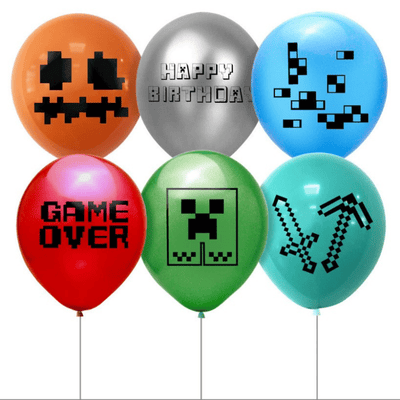 Wholesale cartoon game pixel vs theme party balloon set 