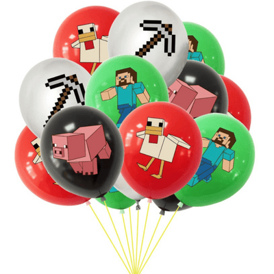 Wholesale cartoon game pixel vs theme party balloon set 