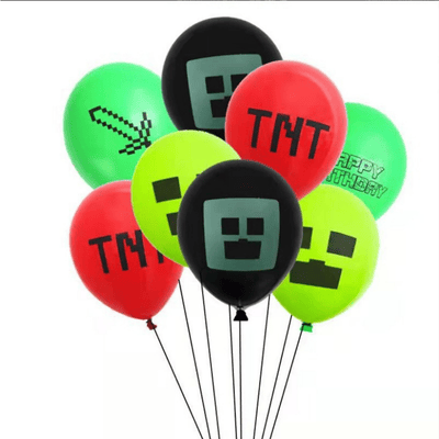 Wholesale cartoon game pixel vs theme party balloon set 
