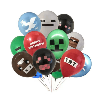 Wholesale cartoon game pixel vs theme party balloon set 
