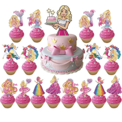 Doll Theme Girls Pink Birthday Balloon Party Decorations