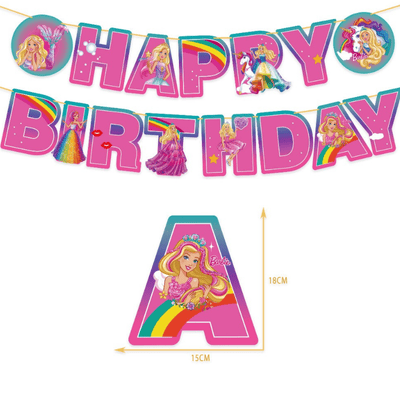 Doll Theme Girls Pink Birthday Balloon Party Decorations