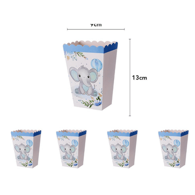 Baby Shower Boy Girl Gender Reveal Blue Elephant Theme party