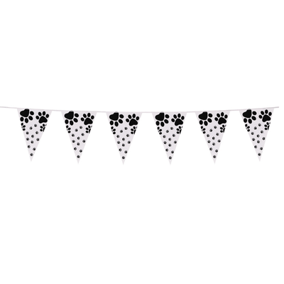 New dog footprints dog paw disposable paper tableware 