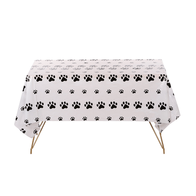 New dog footprints dog paw disposable paper tableware 