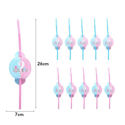  Baby shower boy or girl gender reveal party decorations set