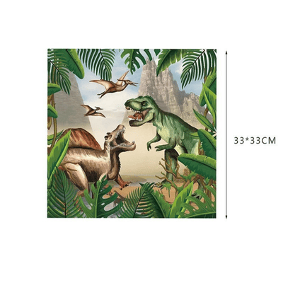 New dinosaur theme birthday party decorations tableware set 