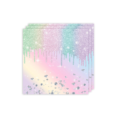 Macaroon diamonds rainbow birthday theme party decoration 