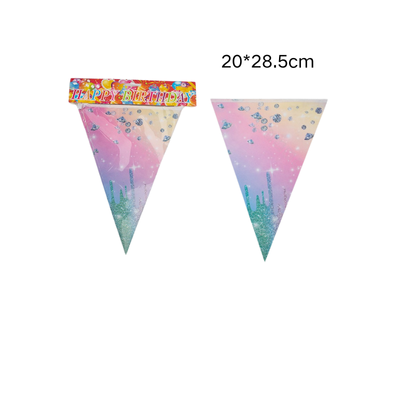 Macaroon diamonds rainbow birthday theme party decoration 