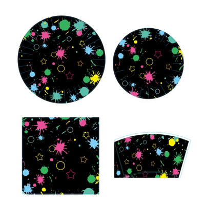 Bohemian sun party tableware baby shower one year party