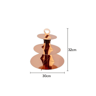 Wedding birthday girls party rose gold dot dinnerware set 