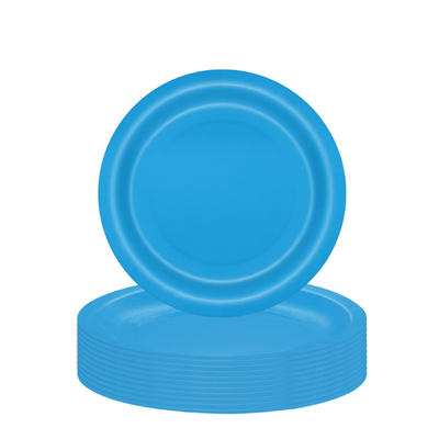Blue theme birthday graduation festival girls party tableware 