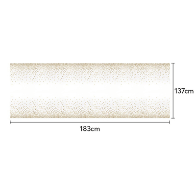 White gold dot gold stamp disposable party tableware set 