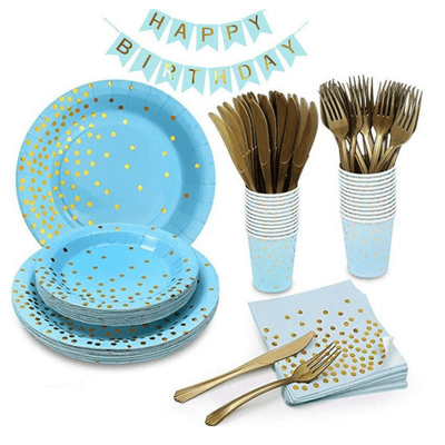 Wholesale birthday party wedding decorations Paper tableware 