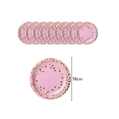 Wholesale birthday party wedding decorations Paper tableware 