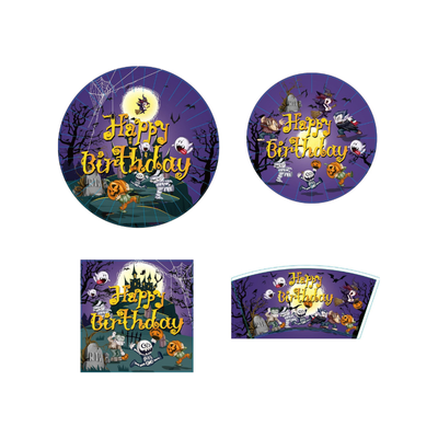 New arrival halloween themed party disposable cutlery set