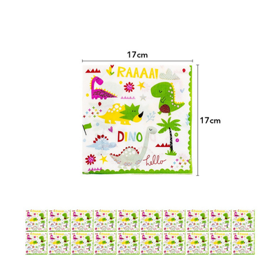 Dinosaur theme kids birthday party Tableware Decoration set