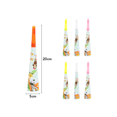 Jungle animal kids birthday party tableware decoration set
