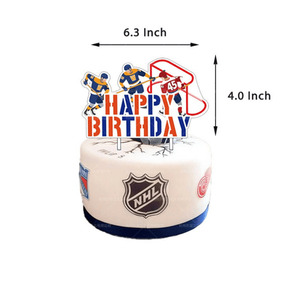 Hockey sports party hot sale happy birthday party decoration