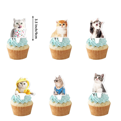  New design pet cat theme birthday party decoration set 