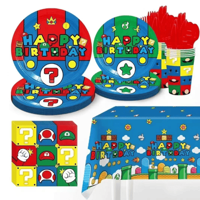 Green dinosaurs theme kids birthday party decoration set  