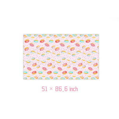 Donuts theme party decoration plates cups napkins tablecloth 
