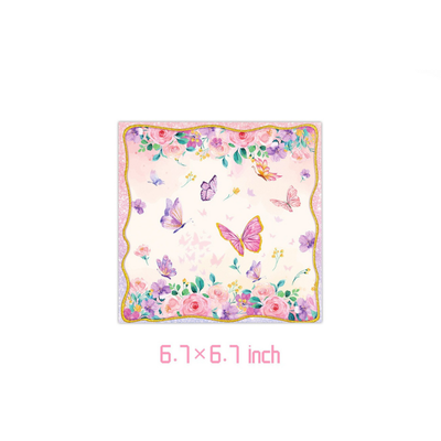 Butterfly theme party supplies tableware girls party  