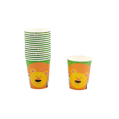 Jungle animals kids birthday party supplies tableware sets