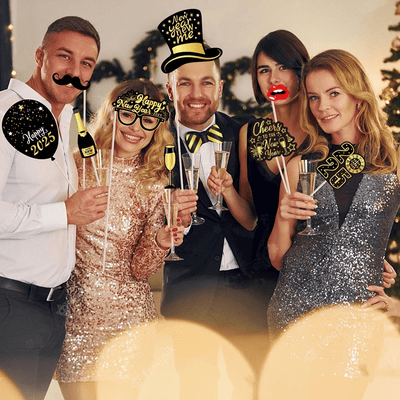 New Year party supplies new year eve party photo props set