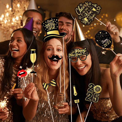 New Year party supplies new year eve party photo props set