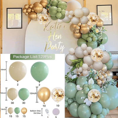 Jungle balloon garland arch kit birthday wedding party decor