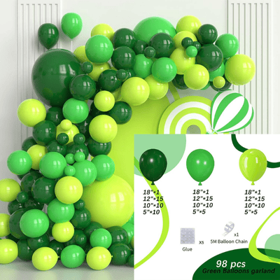 Jungle balloon garland arch kit birthday wedding party decor
