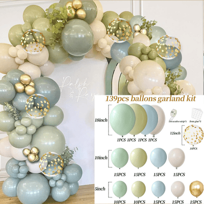 Jungle balloon garland arch kit birthday wedding party decor