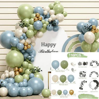 Jungle balloon garland arch kit birthday wedding party decor