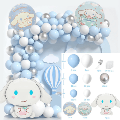 Cartoon theme balloon chain arch kit kids birthday party decor