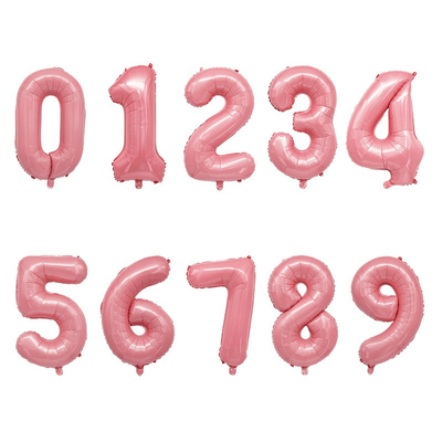 High quality 32 Inch number 0-9 aluminum film  balloons