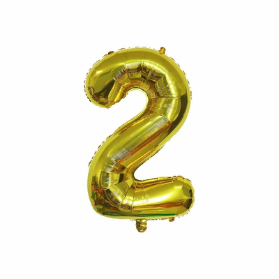 High quality 32 Inch number 0-9 aluminum film  balloons