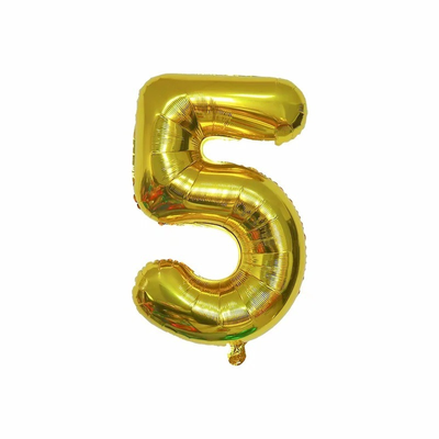 High quality 32 Inch number 0-9 aluminum film  balloons