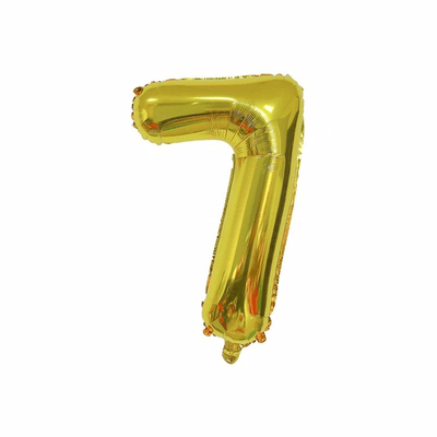 High quality 32 Inch number 0-9 aluminum film  balloons