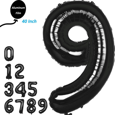 Aluminium film 40 Inch 0-9 large number balloon decoration