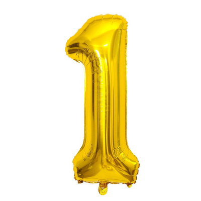 Aluminium film 40 Inch 0-9 large number balloon decoration
